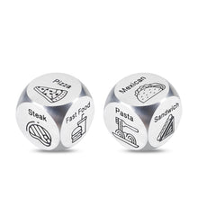 Load image into Gallery viewer, Couples Gifts Anniversary for Husband Wife Boyfriend Girlfriend Stocking Stuffers for Adults Date Ideas Dinner Food Decision Dice Valentine's Day Wedding Engagement Honeymoon Birthday Gifts