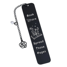 Load image into Gallery viewer, Gift for Girl, Funny Bookmark for Book Lover Bookish Bookworm Nerd, Book Markers for Women Her Girl, Spicy Reader Book Club Christmas Stocking Stuffer Birthday Day Gift, Bookmark with Chain