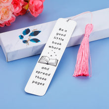 Load image into Gallery viewer, Funny Bookmark for Girl Women, Bookmark for Book Lover Bookish Bookworm Nerd, Christmas Stocking Stuffer Birthday Day Gift, Best Friends Gift, Book Markers for Women, Spicy Reader Book Club