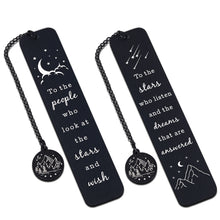 Load image into Gallery viewer, Inspirational Bookmark Gift for Women Men Acotar Merchandise for Teens Girls Boys Acotar Bookmark for Book Lover Bookish Readers Friend Christmas Birthday Stocking Stuffers for Her Him