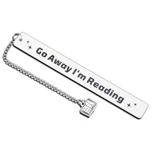 Load image into Gallery viewer, Funny Bookmark for Book Lover, Stocking Stuffers for Women Men, Book Markers for Women Girls Friend Teacher Kids, Reader Book Club Birthday Day Gift, Funny Bookmark with Chain