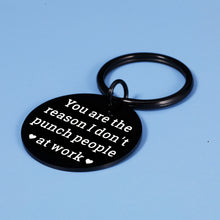 Load image into Gallery viewer, GGOJAGST Funny Coworker Keychain Gift for Women Men Favorite Colleague Gift for Workmate Boss Leader Cooperator Work Assistant Appreciation Leaving Away Promotion Birthday Retirement Christmas Gift