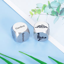 Load image into Gallery viewer, 2PC Funny Date Night Dice Christmas Stocking Stuffers for Women Men Valentine's Day Gift for Couple Boyfriend Girlfriend Wife Husband Fun Game Decision Dice Anniversary Wedding Birthday