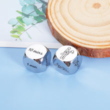 Load image into Gallery viewer, 2PC Funny Date Night Dice for Couple Boyfriend Girlfriend Fun Game Decision Dice Anniversary Sweetest Valentine's Day Gift Wedding Honeymoon Christmas Birthday Gifts for Wife Husband