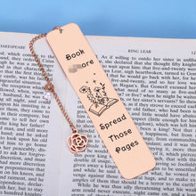 Load image into Gallery viewer, Gift for Her, Bookmark for Book Lover Bookish Bookworm Nerd, Reading Gift for Women Her Girl, Spicy Reader Book Club Christmas Stocking Stuffer Birthday Day Gift, Funny Bookmark with Chain