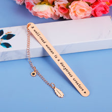 Load image into Gallery viewer, Book Marks for Reading Women Christmas Stocking Stuffers for Women Bookmark for Book Lovers Best Gift for Female Friend Reading Gifts Birthday Valentines Gift for Bookworm Book Club
