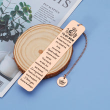Load image into Gallery viewer, Gift for Mom Rose Gold Bookmark for Women Mothers Day Gift from Son Daughter Birthday Valentines Christmas Stocking Gifts for Mother Mommy Grandma from Teens Kids I Love You Mom Book Lovers Gift