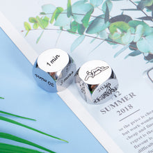 Load image into Gallery viewer, 2PC Funny Date Night Dice for Couple Boyfriend Girlfriend Fun Game Decision Dice Anniversary Sweetest Valentine's Day Gift Wedding Honeymoon Christmas Birthday Gifts for Wife Husband