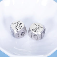 Load image into Gallery viewer, Couples Gifts Anniversary for Husband Wife Boyfriend Girlfriend Stocking Stuffers for Adults Date Ideas Dinner Food Decision Dice Valentine's Day Wedding Engagement Honeymoon Birthday Gifts
