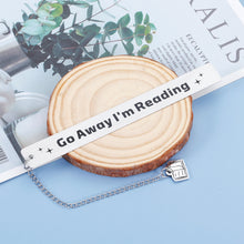 Load image into Gallery viewer, Funny Bookmark for Book Lover, Stocking Stuffers for Women Men, Book Markers for Women Girls Friend Teacher Kids, Reader Book Club Birthday Day Gift, Funny Bookmark with Chain