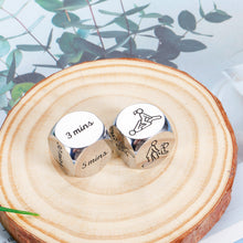 Load image into Gallery viewer, 2PC Funny Date Night Dice for Couple Boyfriend Girlfriend Fun Game Decision Dice Anniversary Sweetest Valentine's Day Gift Wedding Honeymoon Christmas Birthday Gifts for Wife Husband