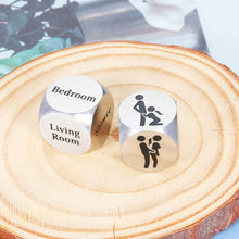 Load image into Gallery viewer, 2PC Funny Date Night Dice Christmas Stocking Stuffers for Women Men Valentine's Day Gift for Couple Boyfriend Girlfriend Wife Husband Fun Game Decision Dice Anniversary Wedding Birthday