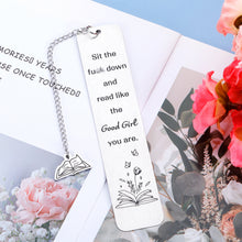 Load image into Gallery viewer, GGOJAGST Funny Bookmark for Book Lovers Women Christmas Stocking Stuffers Girl Gift for Women Her Friends Spicy Reader Book Club Bookmark Gift Birthday Valentines Day Gift