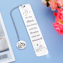 Load image into Gallery viewer, Inspirational Bookmark for Women Men Acotar Merchandise for Teens Girls Boys Acotar Bookmark for Book Lover Bookish Readers Friend Christmas Birthday Stocking Stuffers for Her Him