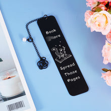 Load image into Gallery viewer, Gift for Girl, Funny Bookmark for Book Lover Bookish Bookworm Nerd, Book Markers for Women Her Girl, Spicy Reader Book Club Christmas Stocking Stuffer Birthday Day Gift, Bookmark with Chain