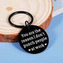 Load image into Gallery viewer, GGOJAGST Funny Coworker Keychain Gift for Women Men Favorite Colleague Gift for Workmate Boss Leader Cooperator Work Assistant Appreciation Leaving Away Promotion Birthday Retirement Christmas Gift