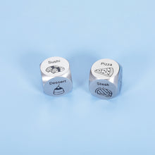 Load image into Gallery viewer, Couples Gifts Anniversary for Husband Wife Boyfriend Girlfriend Stocking Stuffers for Adults Date Ideas Dinner Food Decision Dice Valentine's Day Wedding Engagement Honeymoon Birthday Gifts