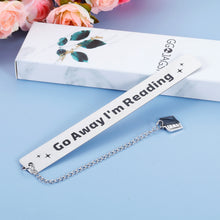 Load image into Gallery viewer, Funny Bookmark for Book Lover, Stocking Stuffers for Women Men, Book Markers for Women Girls Friend Teacher Kids, Reader Book Club Birthday Day Gift, Funny Bookmark with Chain