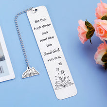 Load image into Gallery viewer, GGOJAGST Funny Bookmark for Book Lovers Women Christmas Stocking Stuffers Girl Gift for Women Her Friends Spicy Reader Book Club Bookmark Gift Birthday Valentines Day Gift