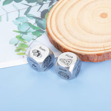 Load image into Gallery viewer, Couples Gifts Anniversary for Husband Wife Boyfriend Girlfriend Stocking Stuffers for Adults Date Ideas Dinner Food Decision Dice Valentine's Day Wedding Engagement Honeymoon Birthday Gifts
