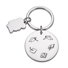 Load image into Gallery viewer, Inspirational Birthday Graduation Gifts Class 2021 Senior Students Keychain for Him Her Masters Nurse Students from College Medical High School Women Men Christmas Gifts to Daughter Son from Dad Mom