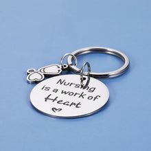 Load image into Gallery viewer, Nurse Appreciation Gifts Inspirational Keychain Gifts for RN Nurses Practitioner Pendant Thank You Charm for Nursing School Student Graduation Birthday Christmas Nurse’s Day Gift Male