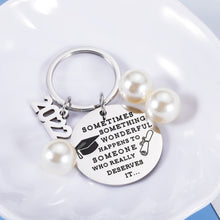 Load image into Gallery viewer, Inspirational Keychain Back to School Gift for Son Daughter from Mom Dad Graduation Gift for Him Her Class of 2022 Gifts for Senior High School College Medical Student Grad Gift for Boy Girl Women Men