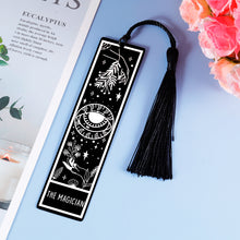 Load image into Gallery viewer, Bookmarks for Women Tarot Bookmark with Tassels for Book Lovers Best Friends Daughter Christmas Birthday Gifts for Bookish Kids Teenage Girls Mom Female Stocking Stuffers Book Club Gift Bookmarker