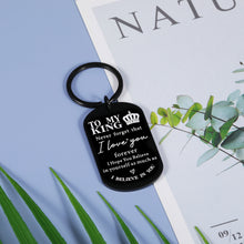 Load image into Gallery viewer, I Love You Gifts for Him Birthday Keychain Gifts for Boyfriend Anniversary Valentines Day Christmas Father's Day Gifts for Husband Boyfriend Him Men Fiance Engagement Wedding Gifts Key Ring Jewelry