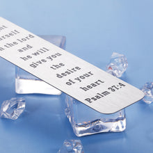 Load image into Gallery viewer, Baptism Gifts for Women Men Bible Verse Bookmark Inspirational Christian Gifts for Goddaughter Godson Godchild Adult First Communion Christening Catholic Gifts Religious Gifts for Friends Sister