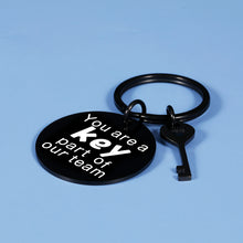 Load image into Gallery viewer, Gifts for Coworkers Employee Appreciation Christmas Keychain Office Gifts for Colleague Team Player Leaving Going Away Thank you Farewell Goodbye Retirement Gifts for Coworker Friends Holiday Boss Day