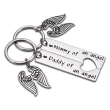 Load image into Gallery viewer, Loss of Baby Memorial Keychain Sympathy Gifts for Infant Child Loss Miscarriage Mommy Daddy of an Angel Keepsake Bereavement Stillborn Pregnancy Loss Gifts Remembrance Key Chain Jewelry