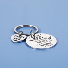 Load image into Gallery viewer, Boss Gift for Women Men Thank You Birthday Christmas Keychain for Supervisor Leader Mentor Retirement Gift Leaving Gift from Coworker Colleague a Truly Great Boss is Hard to Find