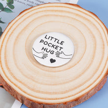 Load image into Gallery viewer, Pocket Hug Token Keepsake for Friend Missing You Gift for Him her Long Distance Relationship Isolation Lockdown Quarantine Gift Social Distancing Double-Sided Back to School Gift for Boy Girl