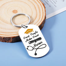 Load image into Gallery viewer, Inspirational Nurse Gift for Women 2022 Nurse Graduation Keychain Gifts for RN Nurses Practitioner Pendant Thank You Charm for Nursing School Student Birthday Christmas Nurse’s Day Gift Male