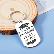 Load image into Gallery viewer, 2022 Graduation Gift Back to School Inspirational Keychain Gift for Son Daughter from Mom Dad Class of 2022 Gifts for Senior High School College Medical Student Grad Gift for Boy Girl Women Men