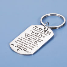 Load image into Gallery viewer, Keychain Gifts for Girlfriend Boyfriend for Her Him Cute Anniversay Gifts for Husband from Wife Christams Birthday Valentines Day Keychain for Women Men Best Friend I Love You Wedding