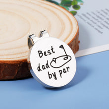 Load image into Gallery viewer, Golf Ball Markers Fathers Day Dad Gifts from Daughter Father Gifts Golf Ball Markers with Hat Clips Value Sets for Men Women Golfer, Removable Attaches Easily to Golf Cap Premium Gifts Silver