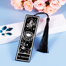 Load image into Gallery viewer, Bookmarks for Women Tarot Bookmark with Tassels for Book Lovers Best Friends Daughter Christmas Birthday Gifts for Bookish Kids Teenage Girls Mom Female Stocking Stuffers Book Club Gift Bookmarker
