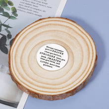Load image into Gallery viewer, Pocket Hug Token Keepsake for Friends Family You are Braver Than You Believe Isolation Lockdown Social Distancing Love Gift Miss You Note Double-Sided Inspirational Gifts for Daughter Son Boys Girls