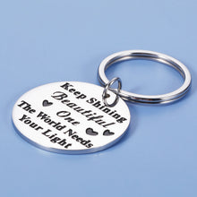 Load image into Gallery viewer, Inspirational Friendship Keychain Gifts for Women Friends Teen Girls Birthday Spiritual Gifts for Daughter Sister Coworker Encouragement Get Well Soon Cancer Graduation Christmas Gifts for Women Her