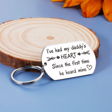 Load image into Gallery viewer, Dad Gifts Keychain from Daughter Son New Dad Daddy to Be Gifts for Men Birthday Christmas Father’s Day Valentine Gifts New Father Mother Soon to Be First Time Dads Moms Gifts from New Mommy
