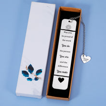 Load image into Gallery viewer, Inspirational Christian Gifts for Women Bible Verse with Chain Bookmark for Girls Daughter Book Lovers Birthday Christmas Stocking Stuffer for Female Friend Sister Baptism Religious Church Bulk Gifts