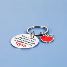 Load image into Gallery viewer, Teacher Appreciation Gifts for Women Men Inspirational Keychain for Teacher from Students 2022 Graduation Gifts Thank You Gifts for Her Him