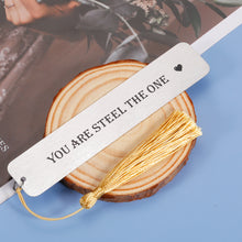 Load image into Gallery viewer, 11 Year Anniversary Bookmark Gifts for Her Him Steel Anniversary Gifts for Husband Wife Men Couple Funny 11th Anniversary Gifts from Wifey Hubby Boyfriend Girlfriend Birthday Christmas Gifts