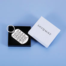 Load image into Gallery viewer, Inspirational Keychain Gifts for Son Teen Boys Men to My Son 16 18 23 Year Old Birthday Christmas Valentines Day Key Chain Gift for Boy Stepson Back to School University Graduation Gifts for Him