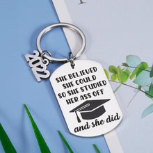Load image into Gallery viewer, Inspirational Gifts for Women Boss Nurse Graduation Boss Day Personalized Gifts for Teen Girls Birthday Mothers Day Christmas Present She Believed She Could So She Did Congratulations Gifts to Her