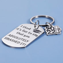 Load image into Gallery viewer, Graduation Keychain Gift Back to School for Him Her Son Daughter from Mom Class of 2022 Gifts for Seniors High School College Medical Student Inspirational Grad Gifts for Her Him Boy Girl Women Men