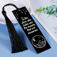 Load image into Gallery viewer, ACOTAR Bookmark with Tassel Birthday Gifts for Friends Female Bookish Inspirational Gifts for Women Book Lovers Christmas Bookmarks Gifts for Kids Readers Daughter Stocking Stuffers Book Club Gift