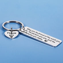 Load image into Gallery viewer, Coworker Leaving Gifts Keychain for Colleague Friends Boss Going Away Farewell Good Bye Retirement Thank You Appreciation Birthday Work Office Christmas Thanksgiving Gifts Women Men Inspirational